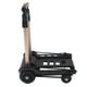 thumbnail image 4 of Carrito de mano plegable con 4 ruedas silenciosas, carrito de tracción ajustable para compras de equipaje, capacidad de carga de 88 lb, 4 of 12