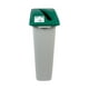 Busch Systems Poubelle de Recyclage de Déchets - Mono-Flux 23 G - Fente - Gris Vert - Papier Seulement Conteneur Intérieur – image 2 sur 2
