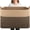 Brown & Black, variant on Woven Cotton Rope Storage Basket Brown & White, Extra Large For Living Room Bedroom Laundry