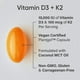 thumbnail image 2 of Suplemento Sports Research Vegan D3 de 10.000 UI con vitamina K2, 2 of 7