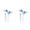 Sky Blue, variant on CSSJKYJ 2PCS Earbuds Headphones Wired with Microphone，in-Ear Earbuds,Noise Isolating,Powerful Heavy Bass, Earphones Compatible with iPhone,iPod,iPad,MP3,and Most 3.5mm Jack(Black)