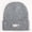 Light Heather Gray, variant on Fish Silhouette Embroidered Acrylic Knit Beanie, Unisex Soft Stretch Winter Skull Cap, Sport Daily Matching Hat Perfect Gift for Men Women