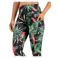 thumbnail image 2 of Ideology Womens Activewear Plus Size Tropical-Print Side-Pocket Crop;4X, 2 of 2