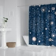 thumbnail image 3 of Bathroom Shower Curtain Gothic Steampunk Celestial Theme, Waterproof Fabric with Moon, Sun, Star, Eyes, Astral Cosmic Art, 72x84 Curtain with Hooks, Ideal for Apartment or Airbnb, 3 of 5