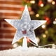 thumbnail image 3 of Tema del festival de adorno de estrella de iluminación de árbol de Navidad para decoración de árbol de Navidad, 3 of 5