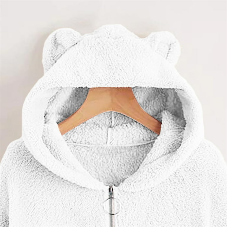 Polar bear outlet hoodie with ears