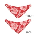 thumbnail image 6 of Kll Red Hibiscus Flower Dog Bandanas,Triangle Reversible Pet Scarf For Small Medium Large And Extra Large Dogs-Medium, 6 of 7