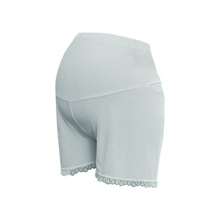 Vividxx Solid Color Pregnant Underwear Women Summer Ultra Thin Ice Silk Loose And Elastic Adjustable Soft Shorts Cozy Mother-to-be Panties