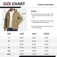 thumbnail image 2 of Iceglad Men's Windbreaker, Cotton Jacket, Zip-Up Jacket, Sports Windbreaker, With Pockets, Durable Style, 2 of 8