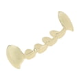 thumbnail image 6 of Unique Bargains Double Fangs Fake Teeth Grills 2 Set Gold Tone, 6 of 6