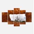 thumbnail image 2 of Sky through Red Canyon Window - Contemporary Landscape Canvas Art, 2 of 3