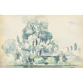 thumbnail image 2 of Paul Cézanne 14x11 Gold Ornate Wood Frame and Double Matted Museum Art Print Titled - Banks of the Seine at Medan (1880-1885), 2 of 4
