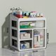 thumbnail image 1 of Caja de medicamentos for el hogar, caja de almacenamiento pequeña de tamaño familiar, tipo cajón, caja de medicamentos de gran capacidad, caja de medicamentos médicos de múltiples capas, 1 of 6
