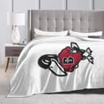 thumbnail image 4 of Benedictine College Logo Fleece Blanket, Very Soft Microfiber Flannel Blanket for Couch Warm and Cozy for All Seasons, 4 of 6