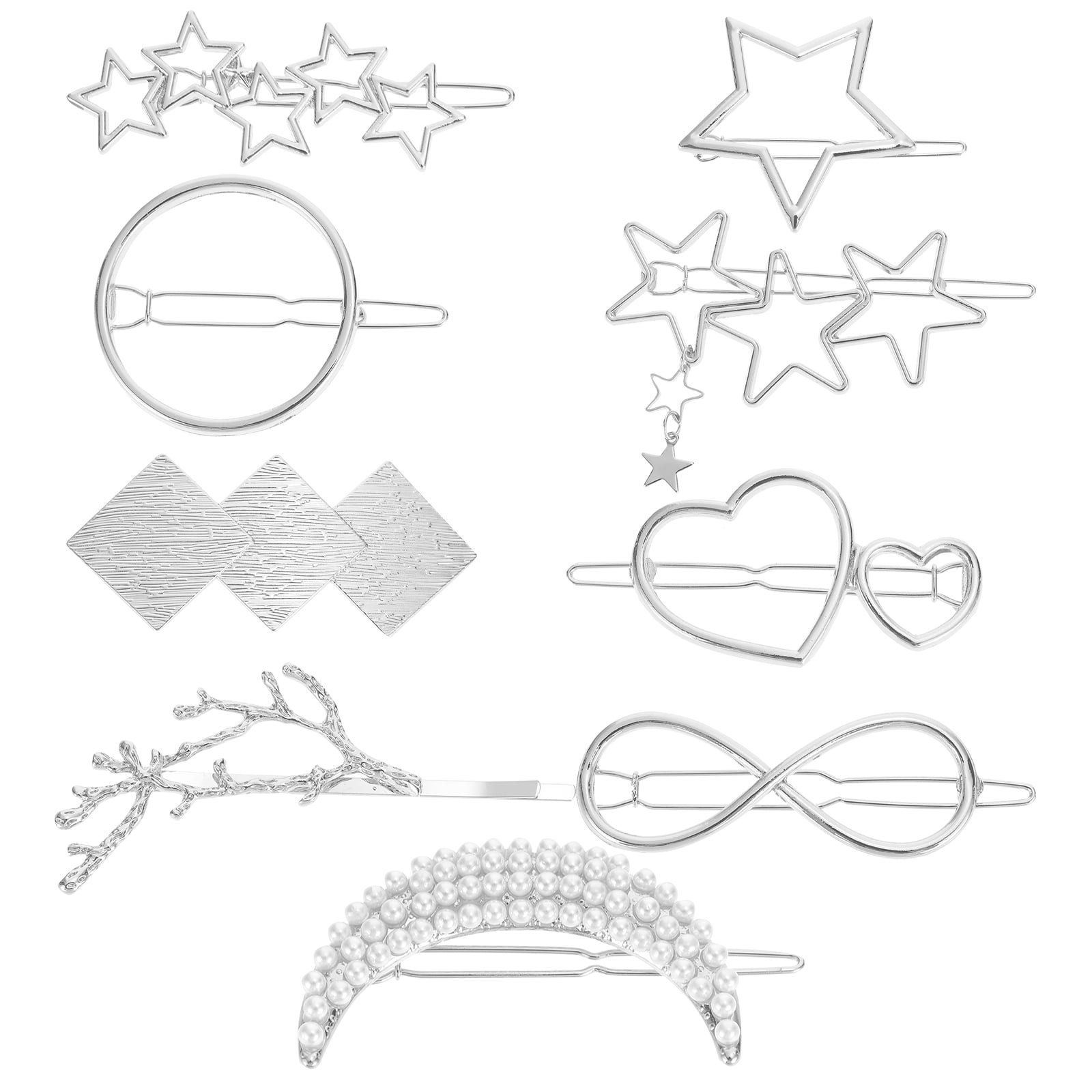 Hair Clips Barrettes Star Decorative Bobby Clip Hairpin Pin Moon Stars