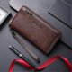 thumbnail image 5 of Men's Long Wallet with External Card Slots Men's Clutch Bag in Soft Leather, 5 of 5
