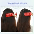 thumbnail image 5 of Unique Bargains 1 Pcs Hair Brush Detangling Brush for Women Men Hair Brush for Straight Curly Red Plastic, 5 of 7