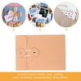 thumbnail image 4 of KAKOWELY 25Pcs Kraft Paper Document Envelope with String Closure Light Brown for Office Filing, 4 of 8