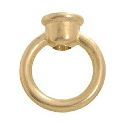 B&P Lamp® 1 1/2" Cast Brass Loop. 1/8F, Unfinished