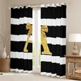 thumbnail image 2 of Erosebridal Cartoon Initial D Curtains Pack of 2 (42x84 Each) for Girl, Stripes Lines Curtains Blackout, 2 of 6