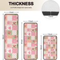 thumbnail image 4 of Pioneer Flower Floral Print Pattern Kitchen Rugs Sets Of 3,Kitchen Runner Rugs Non Skid Washable,Decorative Kitchen Floor Mats for Kitchen,Sink,Laundry,17X30 Inch + 17X47 Inch + 17X59 Inch, 4 of 6
