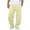 d-507Yellow100, variant on MEZZALL Men Casual Trousers With Pleated Detail Side Pockets Comfortable Relaxed Fit Big Tall Soft Pants Comfort Solid Color Daliy Slacks