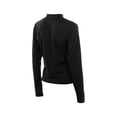 thumbnail image 3 of Women's New Era  Black WNBA Glam Game Mock Neck Long-Sleeve T-Shirt, 3 of 5