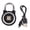 Black, variant on BIMZUC Fingerprint Padlock Bluetooth App Control IP65 Waterproof Safety Electronic Lock for Locker Drawer Office Gym Black 5.11 inches / 13 cm