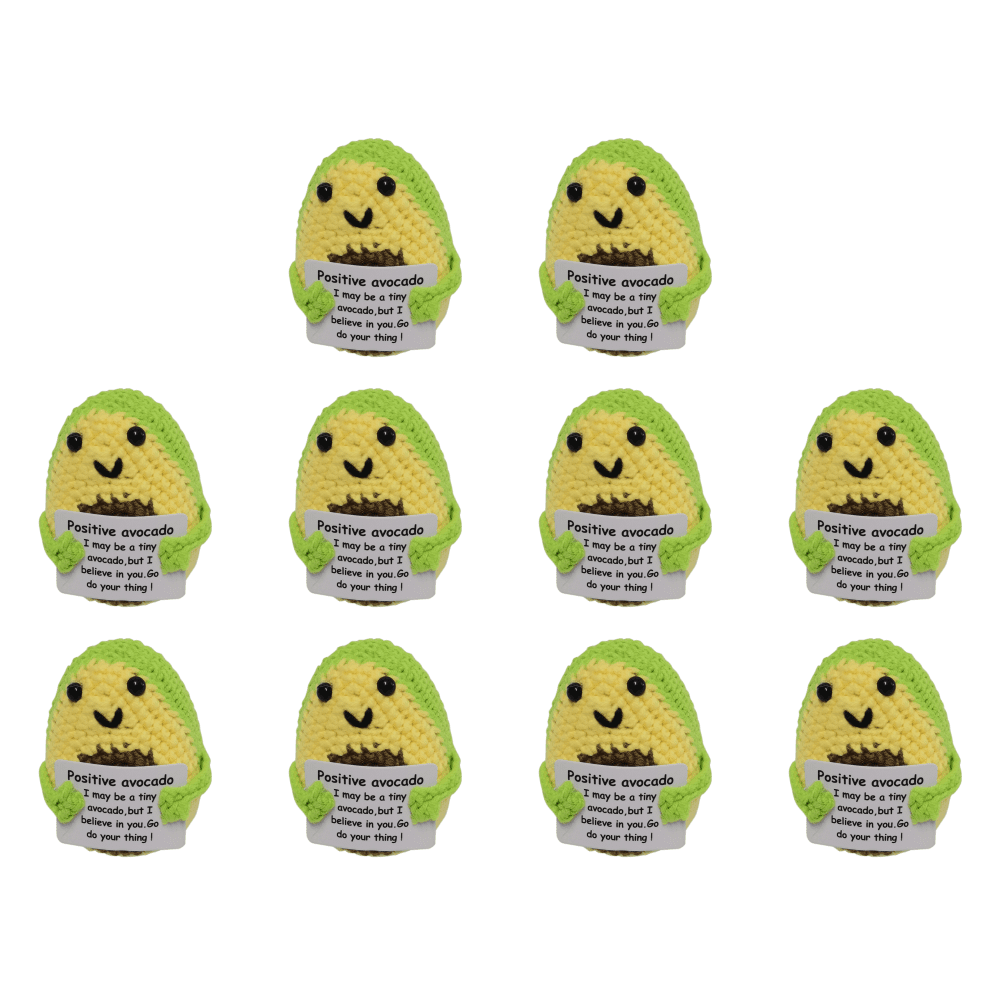 Mini Carpincho De Ganchillo Positivo - Juguete De Punto Con Tarjeta Motivacional, 10.6x5.7 Cm, Regalo Emotivo
