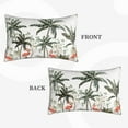 thumbnail image 2 of Rateoe Flamingo Palm Trees Pattern Pillow Covers with Invisible Zipper(Pillows are not Included) Standard Pillowcases-14"x20", 2 of 6