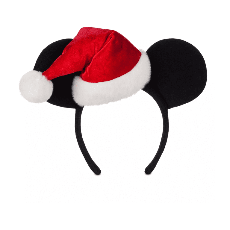Disney Park Red & White Mickey Mouse Santa Christmas Themed Disney Ears Headband Disney Park Red & White Mickey Mouse Santa Christmas Themed  main image 3