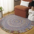 thumbnail image 2 of SAFAVIEH Renewal Donelle Solid Area Rug, Red/Blue, 6' x 6' Round, 2 of 7