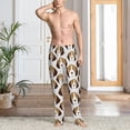 thumbnail image 5 of Mens Pajama Pants - Soft Sleep & Lounge Pants for Men, Beagle Dog cartoon Cuteness Casual PJ Bottoms Pants with Pockets, 5 of 5