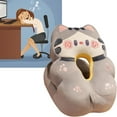 thumbnail image 2 of Ice Silk V Shaped Nap Pillow Napping Artifact Cute Animal Sleeping Pillow Cushion for Office, 2 of 6