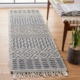 thumbnail image 2 of SAFAVIEH Natura Cordelia Southwestern Wool Runner Rug, Ivory/Navy, 2'3" x 16', 2 of 7