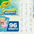 Crayola Spongebob Squarepants Coloring Book with Stickers, 96 Pgs