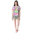 thumbnail image 5 of Scooby-Doo Womens' Mystery Machine Tie Dye Sleep Pajama Set Short, 5 of 7