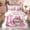 Pink 02, variant on Erosebridal Cowgirl Print Kids Twin Bedding Sets, Pink Patchwork Bedding Comforter Set, 7pcs
