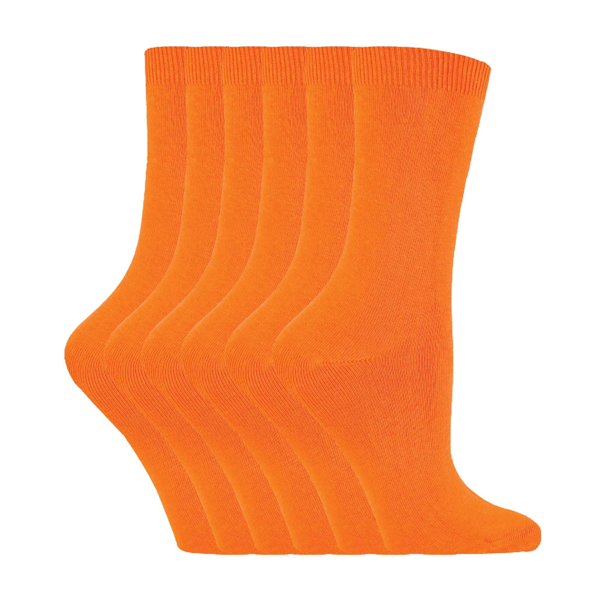 6 Paires De Chaussettes Enfant Sock Snob - Coton, Uni, 8 Couleurs, Tailles 9-12 Et 12-3 Ans