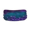 thumbnail image 2 of Yiaed Purple and Green Glitter Print Sports Headbands,Moisture Wicking Workout Headband, Sweatband Headbands for Running,Cycling for Women and Men, 2 of 8