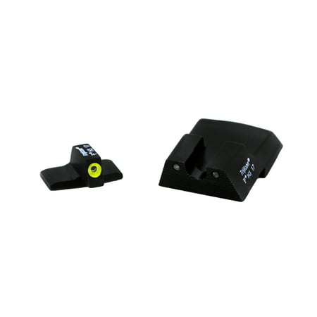 Trijicon HD XR Night Sight Set for H&K .45C, .45C Tactical, P30, P30L, P30SK, & VP9, Yellow Front Outline -