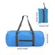 thumbnail image 3 of Bolsa de lona plegable ligera | Bolsa de gimnasia de viaje portátil para hombres y mujeres | Poliéster | Gran capacidad 19.7x9.4 in | Bolsillo interior | Deportes polivalentes, Camping, fitness, 3 of 6