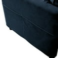 thumbnail image 4 of Gewnee Oversized Deep Seat Sectional Sofa, DIY Combination Modern Blue Chenille Cloud Couch, Large 3 Seater Modular Sofa with 3 Pillows for Living Room, 4 of 17