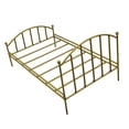 thumbnail image 2 of Cama de bebé en miniatura para casa de muñecas a escala 1:12, muebles en miniatura para casa de muñecas, escena de bricolaje coleccionable, cama con, 2 of 8