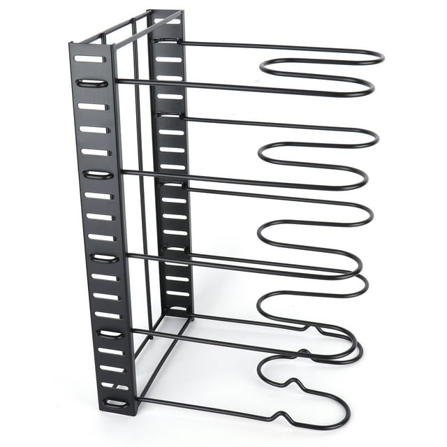 Organizador de tapas de ollas y sartenes de varios niveles, soporte para utensilios de cocina