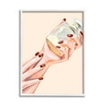 thumbnail image 4 of Stupell Industries Chic Red Nail Polish Holding Perfume Bottle Framed Wall Art, 11 x 14, Design by Ziwei Li, 4 of 5