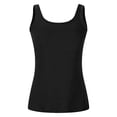 thumbnail image 4 of vigerkar U-Back Workout Tank Tops for Women with Built in Bra, Pads Racerback Sleeveless Gym Athletic Yoga Tops (Black, S), 4 of 4