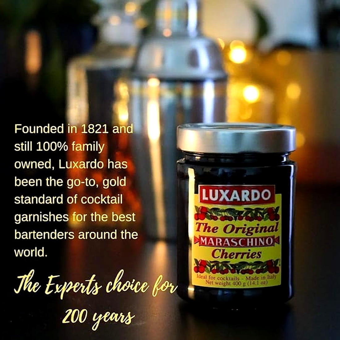 Luxardo Gourmet Maraschino Cocktail Cherries - 400g Jar