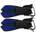 thumbnail image 4 of Snorkeling Flippers, Adjustable TPR+PP 1 Pair Swimming Fins Streamlined Distribution Open Heel Dive Fins  For Diver For Snorkeling For Summer Diving XL, 4 of 8