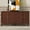 4-door Brown, variant on HLR Mid Century 58" Wood 4 Door Sideboard Buffet Cabinet with Storage for Living Dining (Brown)